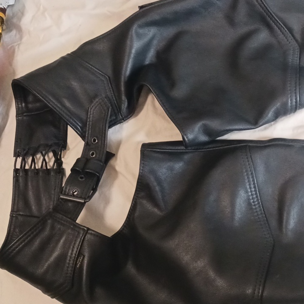 Leather Motorcycle Chaps